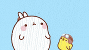 Angry Its Raining GIF by Molang
