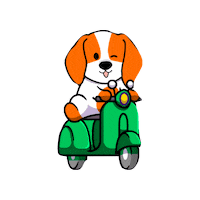 BigouDelivery delivery cachorro bigou Sticker