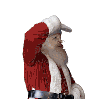 Ville_Angers christmas santa pere noel regarder Sticker