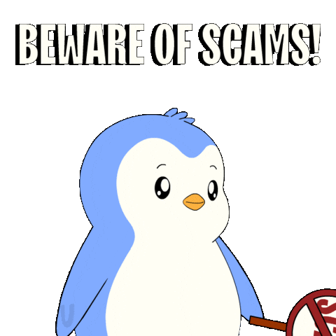 Penguin Stay Safe Sticker by Pudgy Penguins