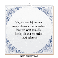 Nl Wijsheid Sticker by Tegelspreuken.nl
