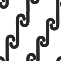 sariannaniskala wave hypnotic symbol artdeco Sticker