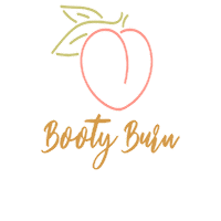 namastaywithtay booty peach legday namastaysweatyclub Sticker