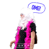 Oh My Goodness Wow Sticker by Open Plaza