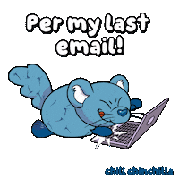 Chill Type Sticker by VeeFriends