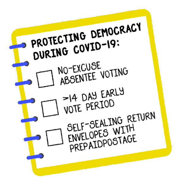 Voting Election 2020 Sticker by INTO ACT!ON