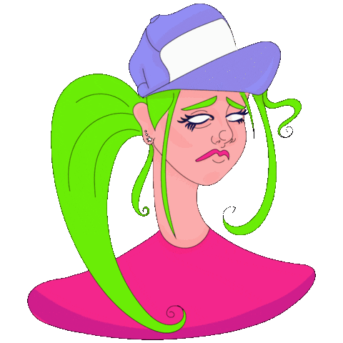 Sad Girl Sao Sticker