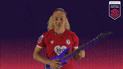 Womens Football Guitar GIF by Barclays FAWSL