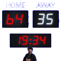 35 Away Sticker