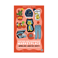 VintageintheZoo grand rapids michigan kalamazoo michigan vitz vintage in the zoo Sticker