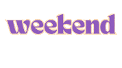 Weekend Vibes Sticker by Buro Veer