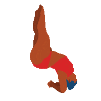 yeshidesigns woman yoga diversity stretching Sticker