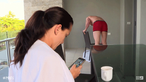 phone hello GIF by Married At First Sight Australia