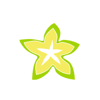 Fruit Starfruit Sticker by Polar Seltzer
