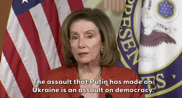 Nancy Pelosi Ukraine GIF by GIPHY News