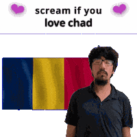 Chad Flag Td Sticker