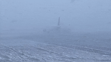 Blowing Snow Lowers Visibility in Western New York