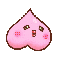 Peach Sticker