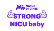 Preterm Birth Baby Sticker by March of Dimes