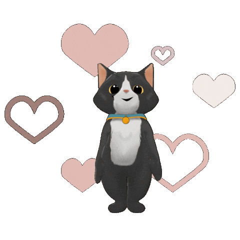 I Love You Hearts Sticker by TeamKrikey