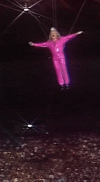 rolandrosetti meme pink fire 80s GIF