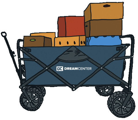 Dc Cart Sticker by The LA Dream Center