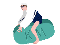 Illustration Gay Sticker by Kiri Mioki