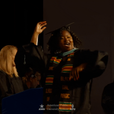 AmericanPublicUniversity giphyupload graduation 2023 graduate GIF
