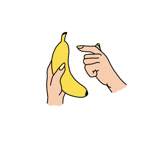 eat banana peel Sticker