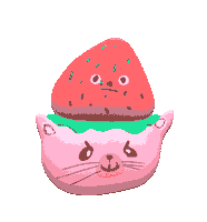 Cat Fun Sticker by Paola Hibiki