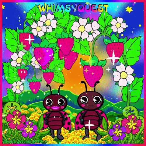 WhimsyQuest giphyupload ladybugs in the rain whimsyquest GIF