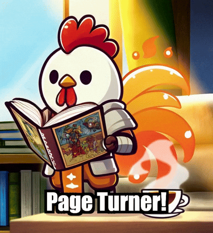 Page Turner Reading GIF by Zorooster