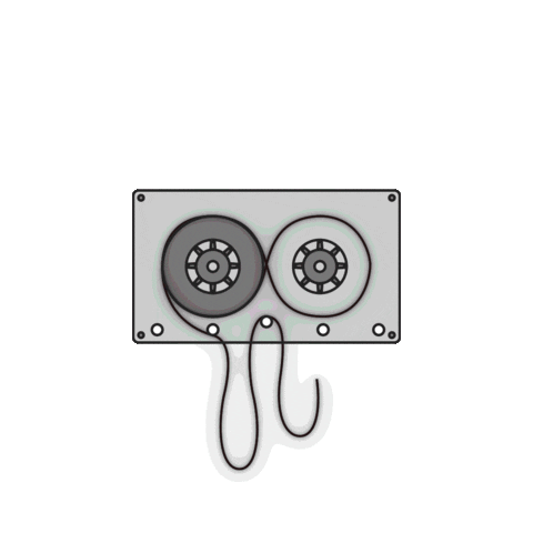 pixelsandwavelengths giphyupload colour label casette Sticker