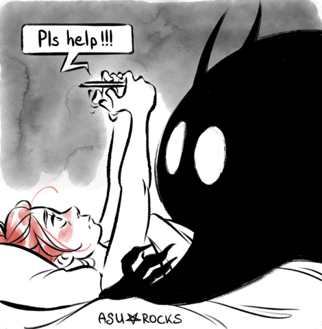 asurocks monster help comic fear GIF