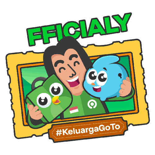 Go Far To The Moon Sticker by Tokopedia