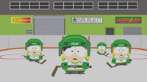 shocked hockey GIF by South Park 