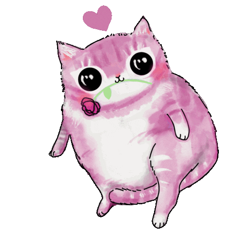 Cat Love Sticker