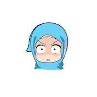 scared shock Sticker