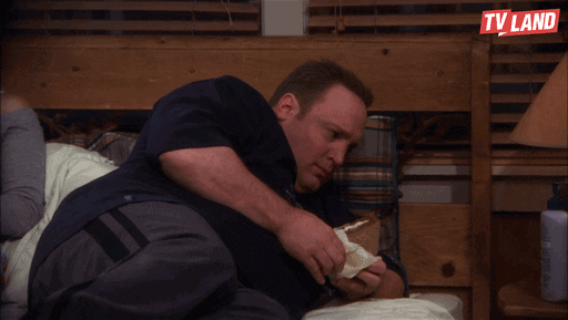 king of queens eating GIF by TV Land