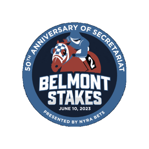 theNYRA secretariat belmontpark belmontstakes Sticker