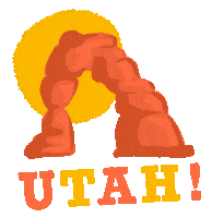 Salt Lake City Hiking Sticker