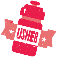 Water Bottle Running Sticker by CUREUsher
