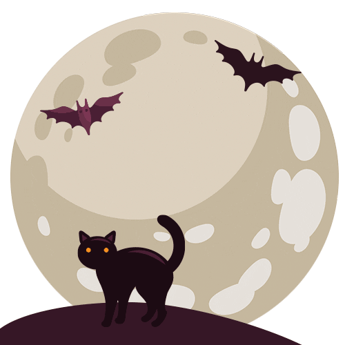Cat Halloween Sticker by Segmüller Möbel