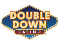 DoubleDownCasino diamond casino slots poker chip Sticker