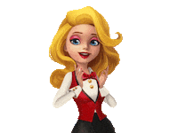 DoubleDownCasino diamond casino slots poker chip Sticker