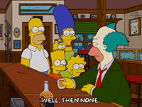 homer simpson drinking GIF