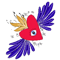 Sagrado Corazon Heart Sticker