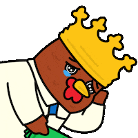 COQINU crying cry coq coqinu Sticker