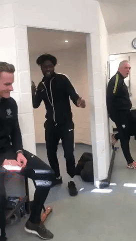 In a League of His Own: Canterbury City FC Player Marks Late Arrival With Cheeky Dance Moves