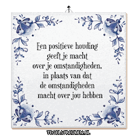 Humor Focus Sticker by Tegelspreuken.nl